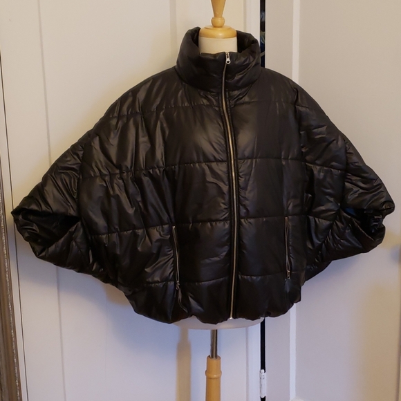 Jackets & Blazers - Modern Batwing Puffer Coat